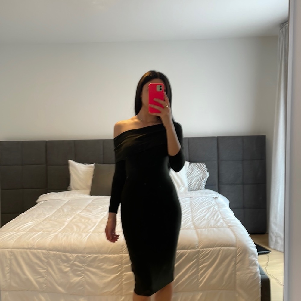 FOREVER21 Dark Green Knit Dress NWOT